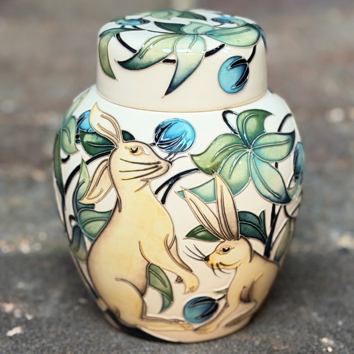 Moorcroft Chelsea Hares Vase-Goviers