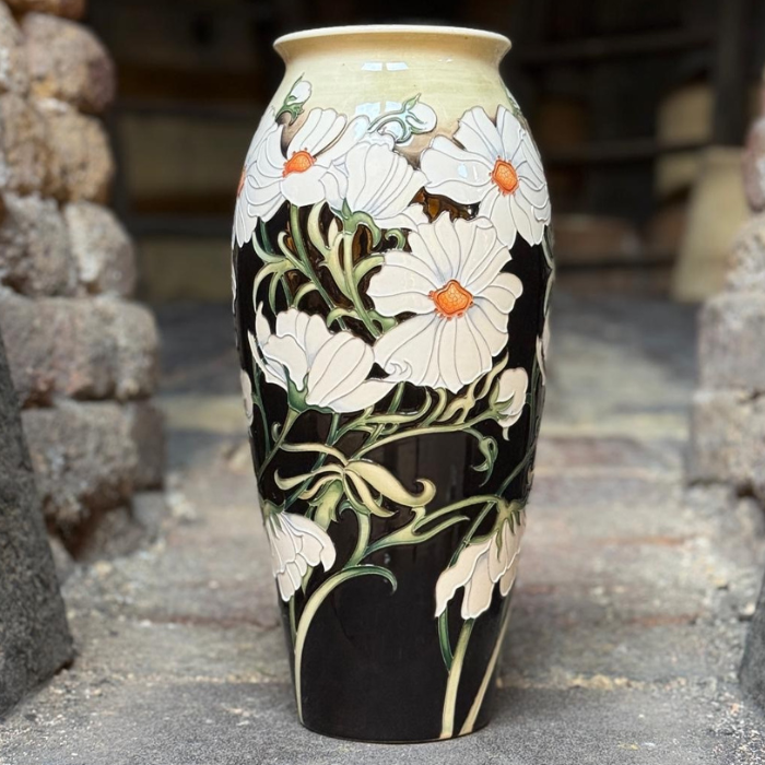 Moorcroft Cosmos Purity Vase-Goviers