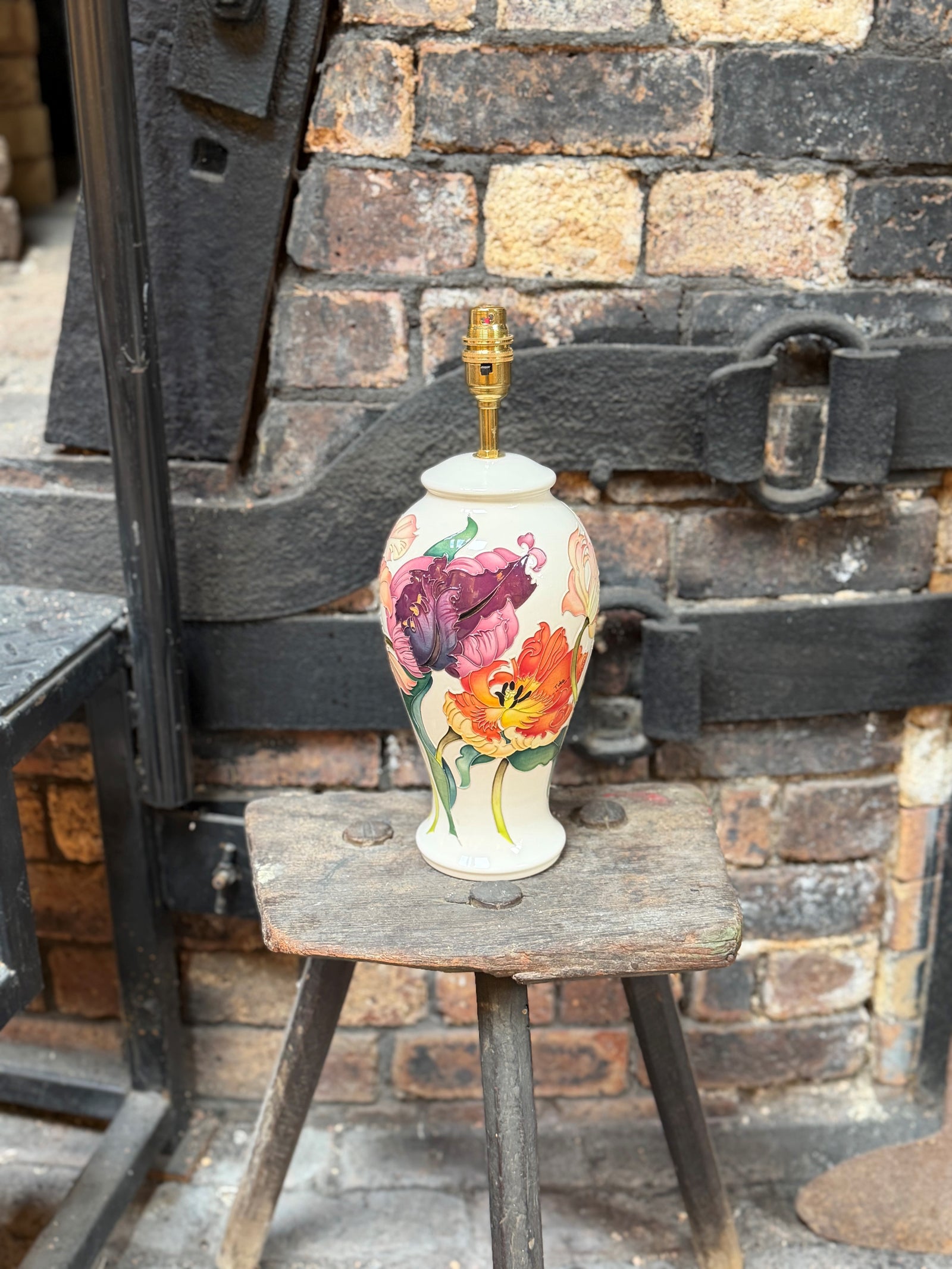Moorcroft Flames of Spring Lamp 46/10L-Goviers