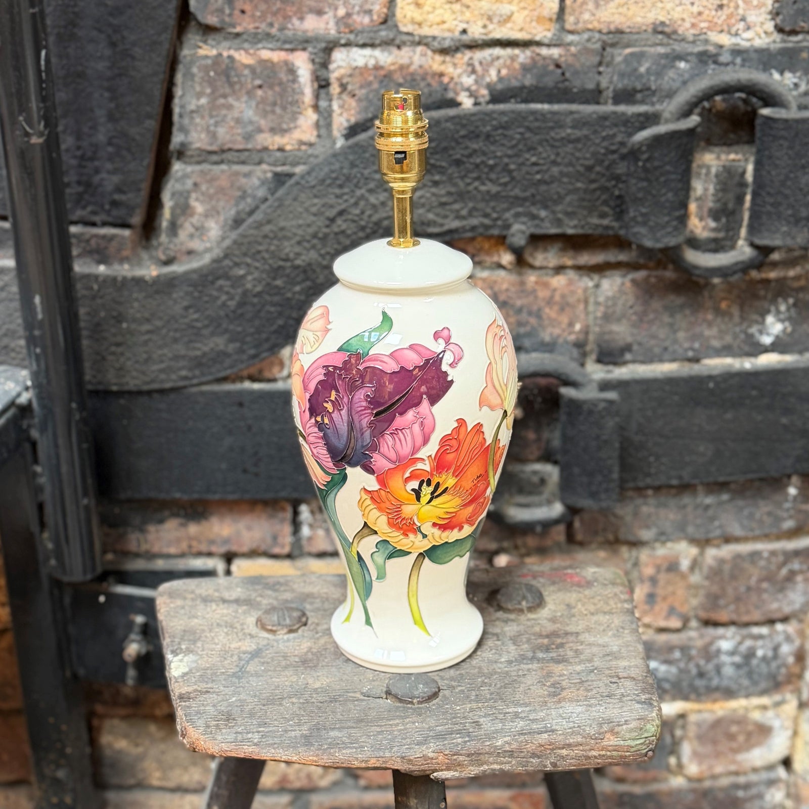 Moorcroft Flames of Spring Lamp 46/10L-Goviers