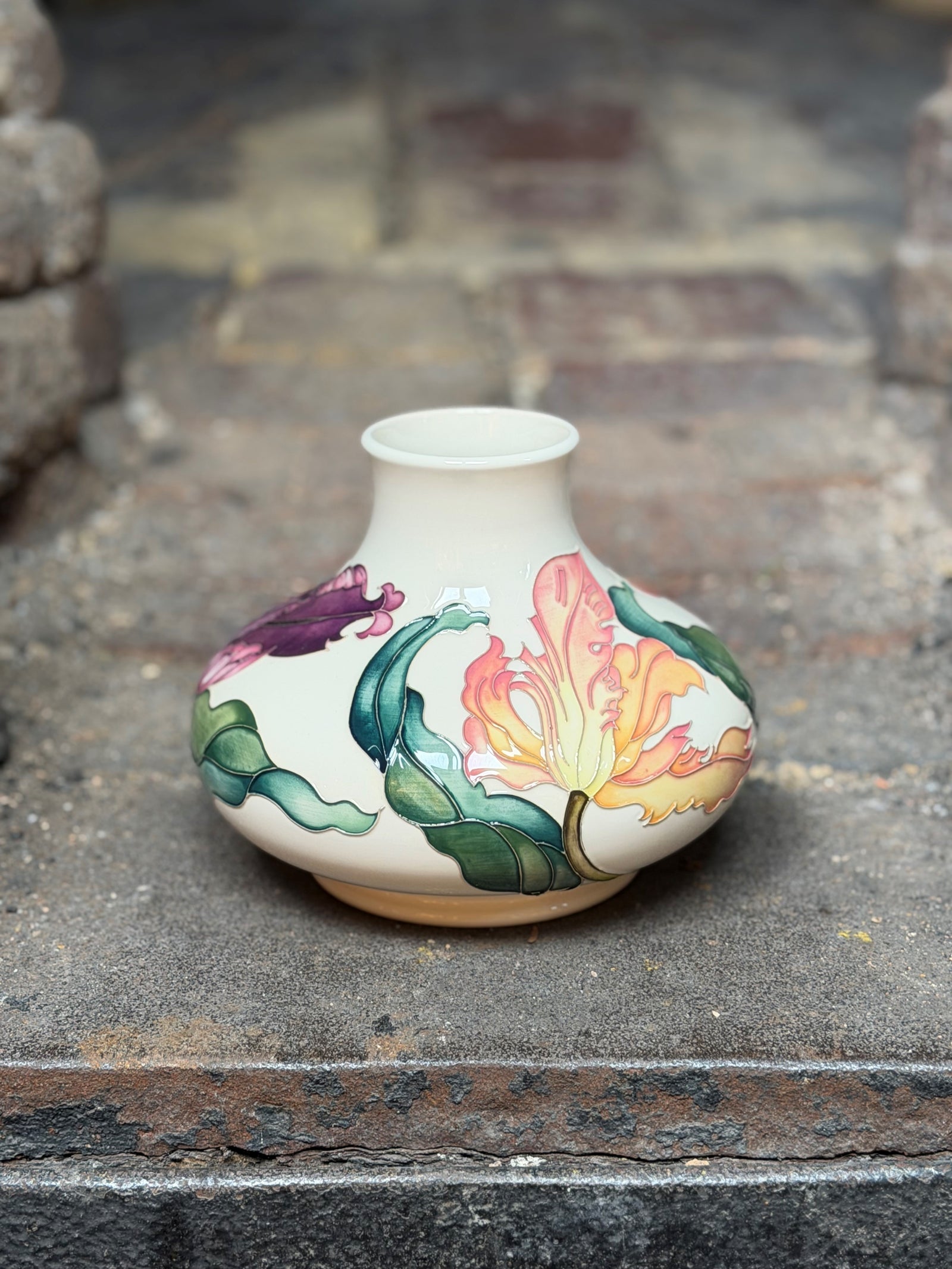 Moorcroft Flames of Spring Vase 32/8-Goviers