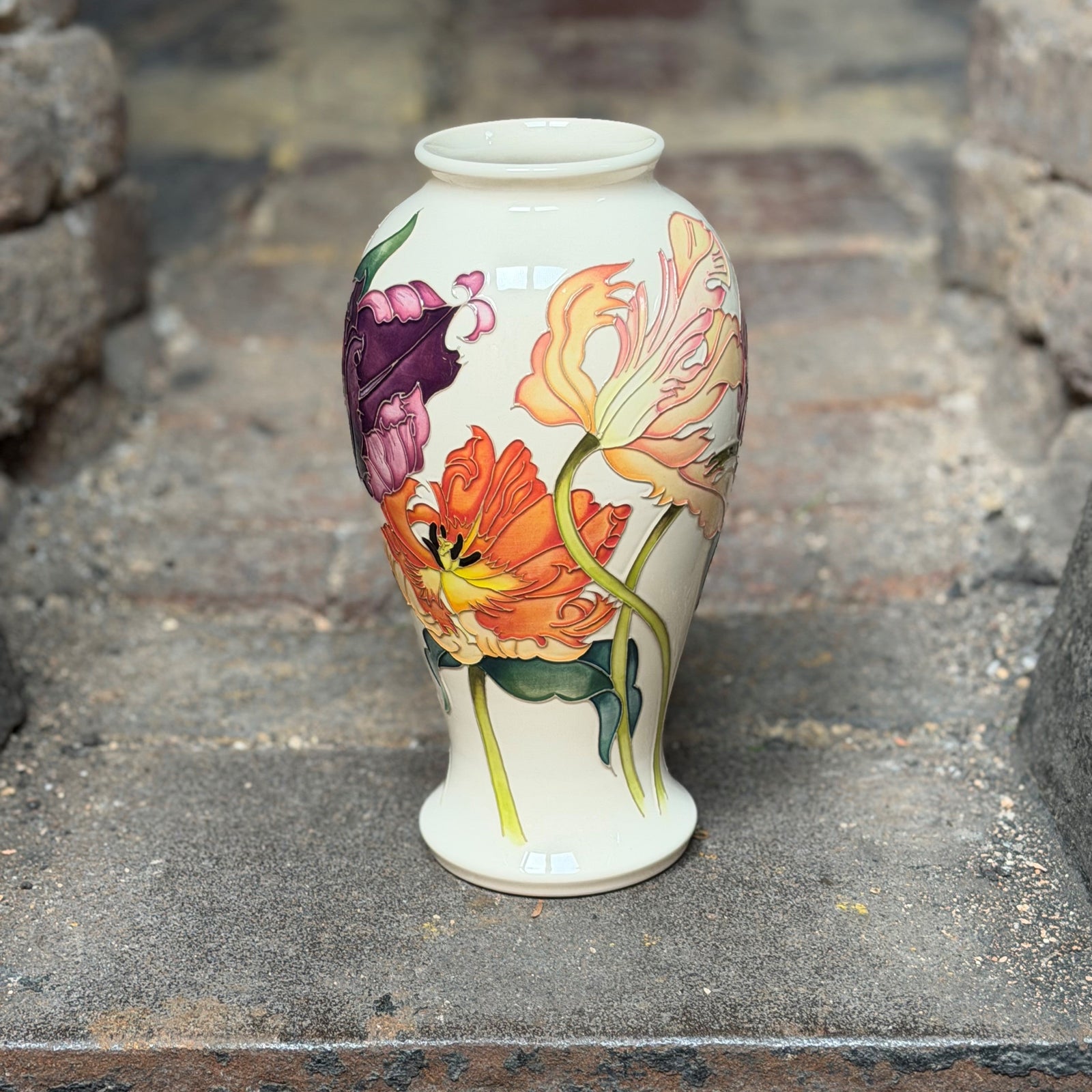 Moorcroft Flames of Spring Vase 46/10-Goviers