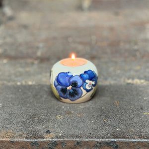 Moorcroft Garden Grace Blue Tea light-Goviers