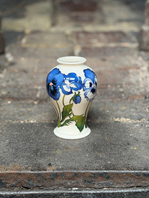 Moorcroft Garden Grace Blue Vase 65/6-Goviers
