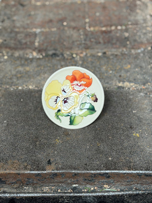 Moorcroft Garden Grace Orange Coaster-Goviers
