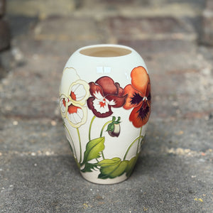 Moorcroft Garden Grace Orange Vase 102/7-Goviers