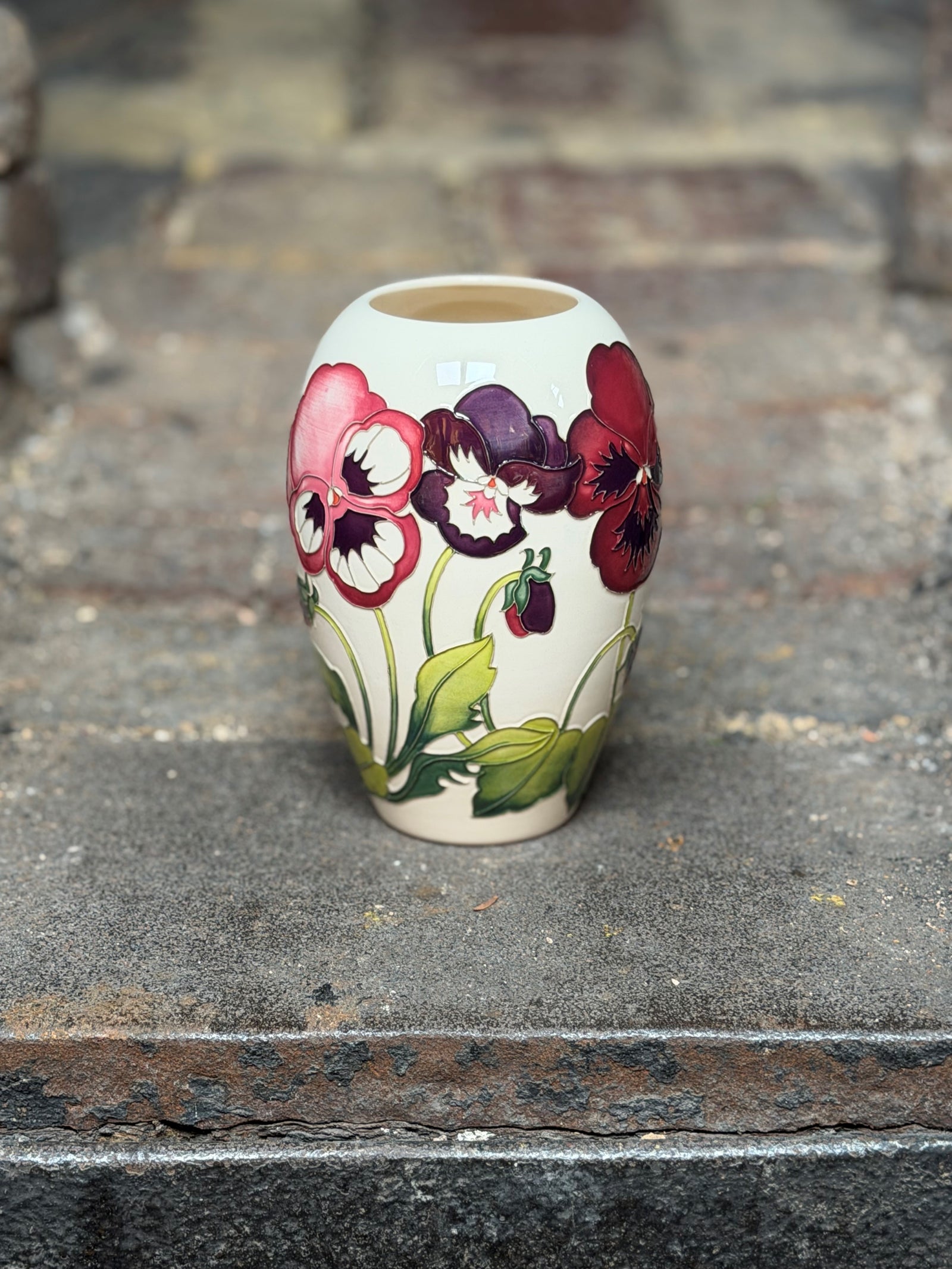 Moorcroft Garden Grace Pink Vase 102/7-Goviers
