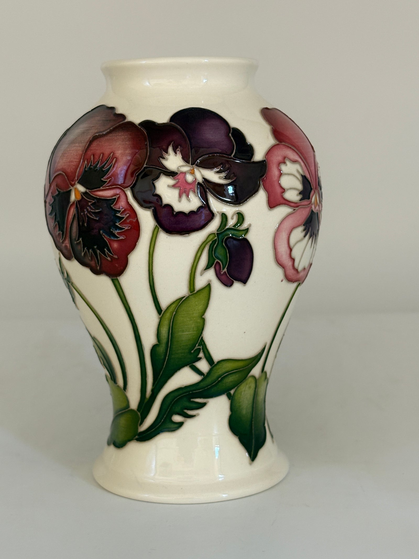 Moorcroft Garden Grace Pink Vase 65/6-Goviers
