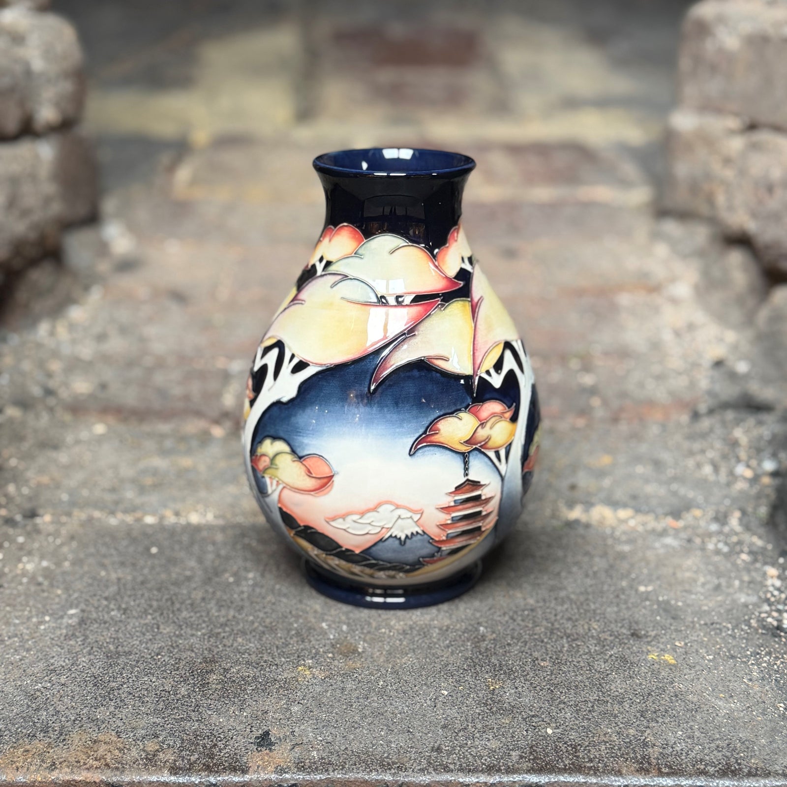 Moorcroft Japanese Collection - Fuji Vase-Goviers