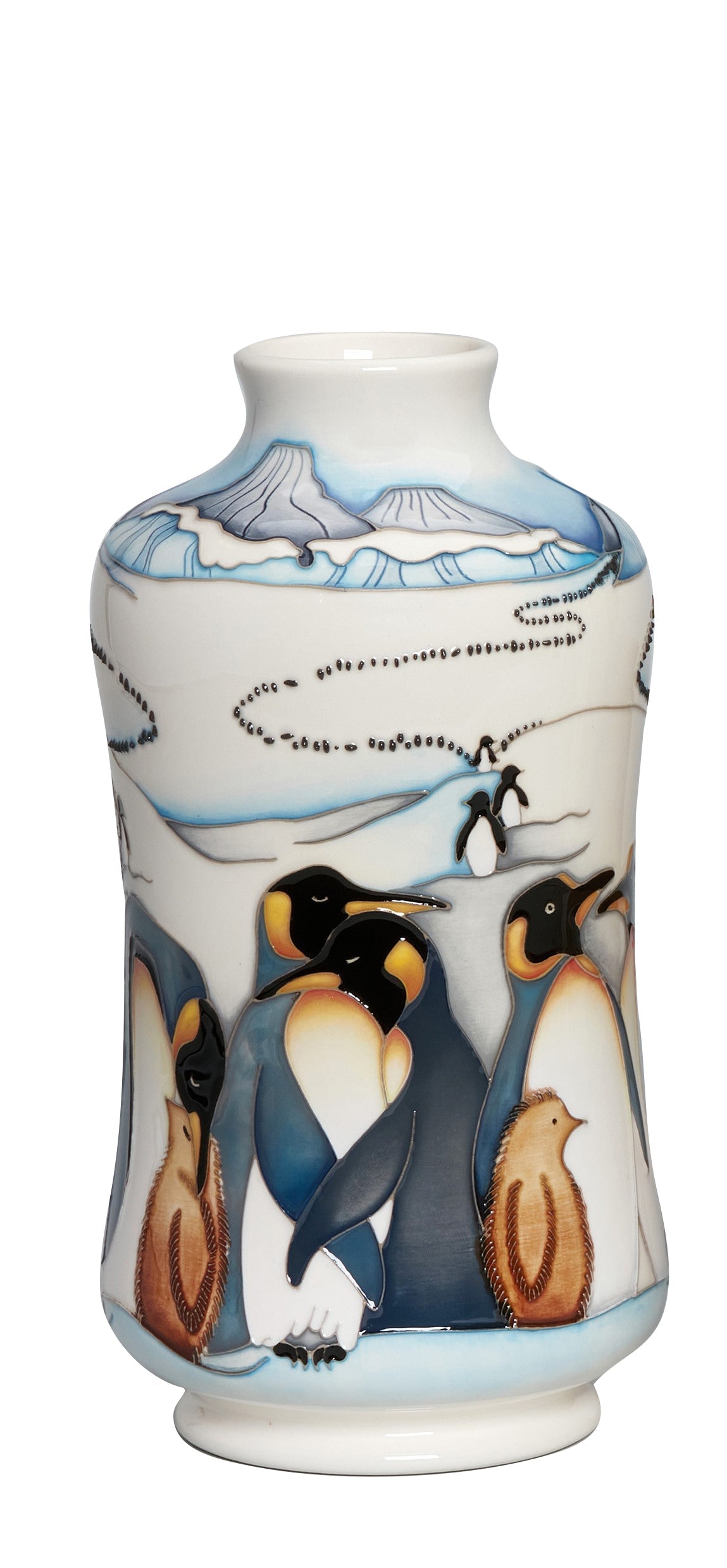 Moorcroft Kings Of Antartica Vase-Goviers