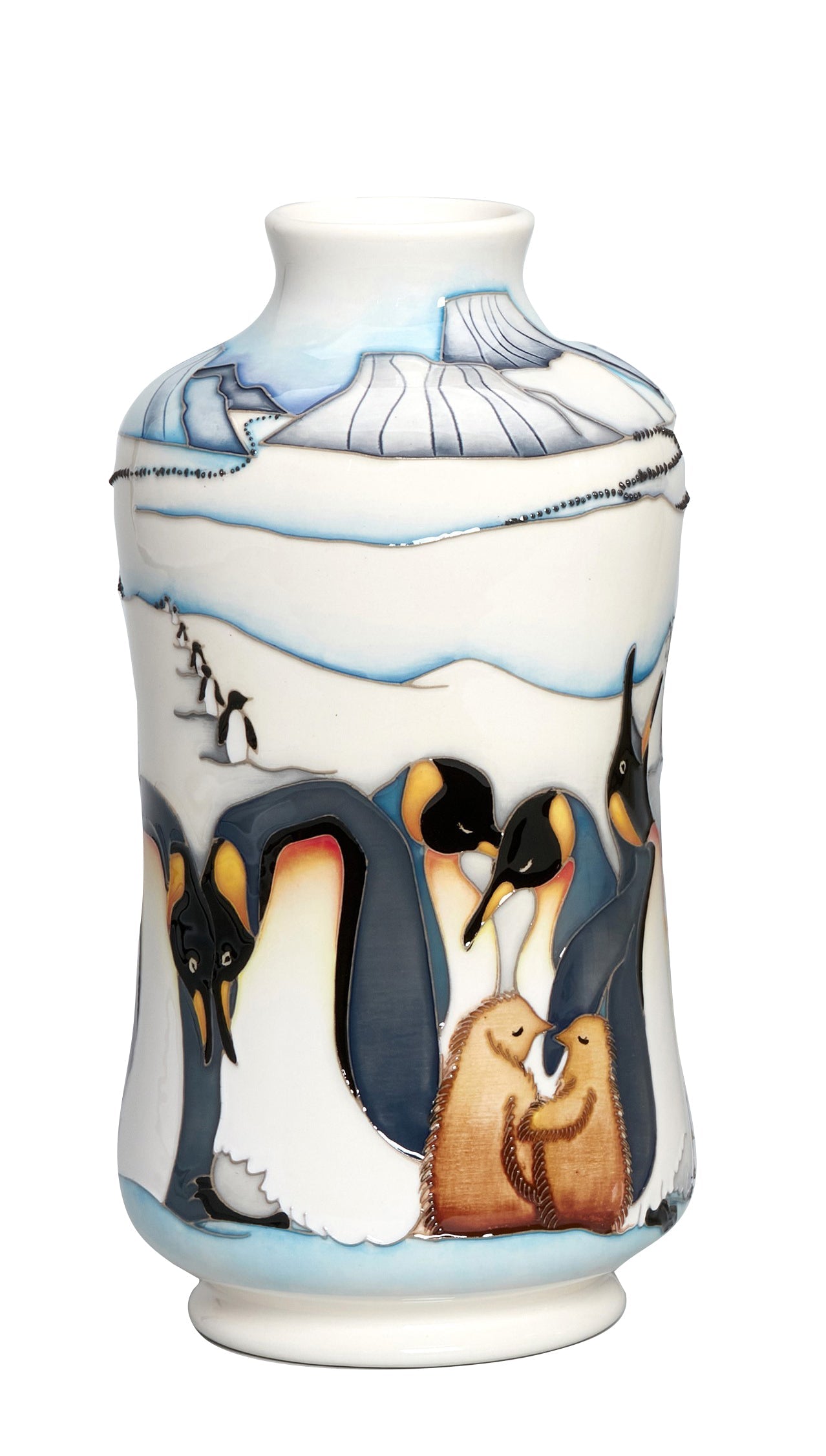 Moorcroft Kings Of Antartica Vase-Goviers