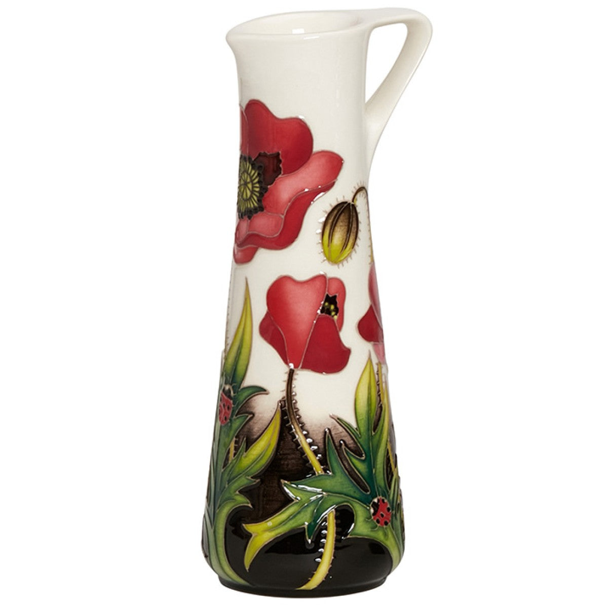 Moorcroft Ladybird Poppy Jug-Goviers