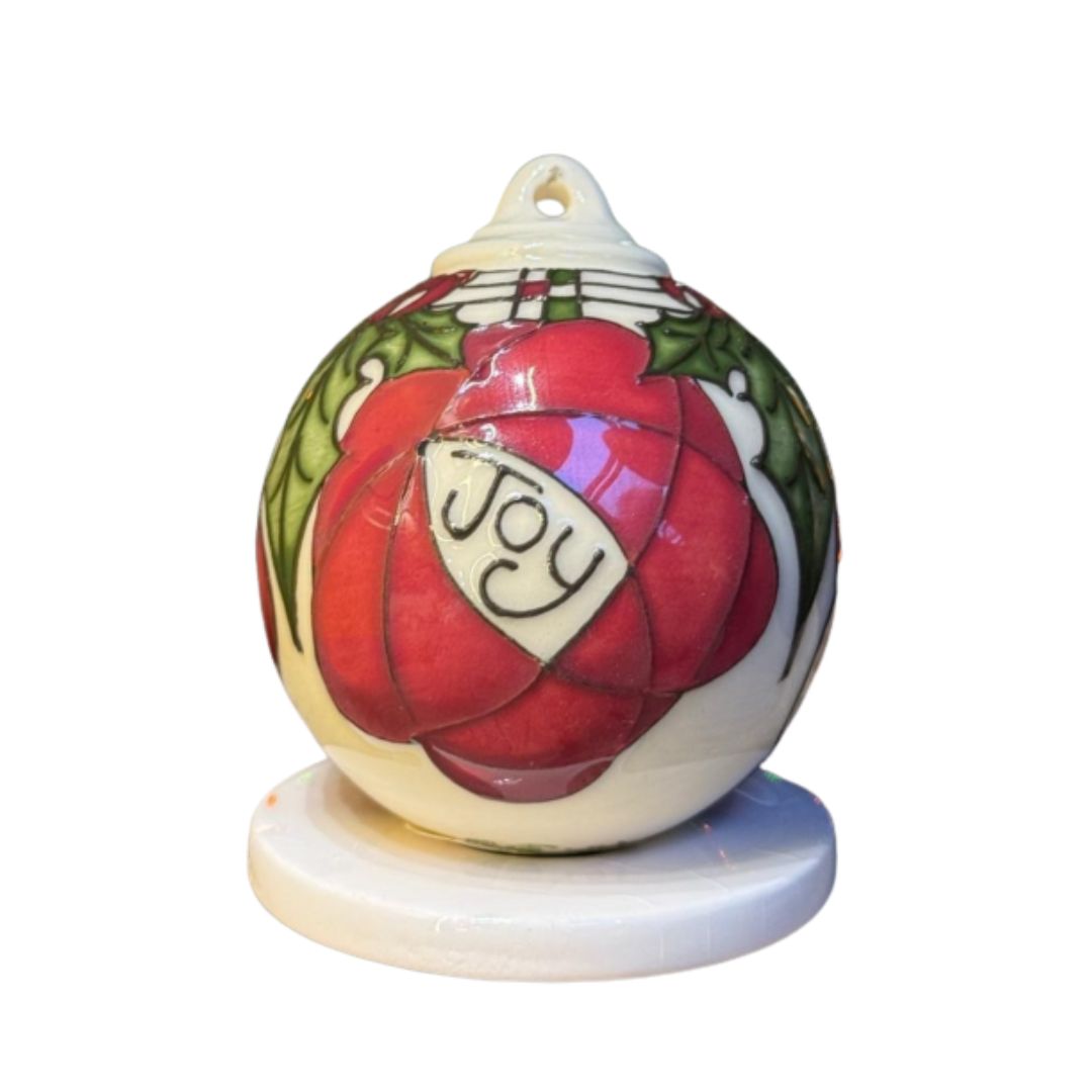 Moorcroft Mackintosh Joy Bauble NEW-Goviers