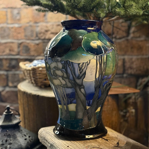 Moorcroft Moonlit Forest Vase 46/12-Goviers