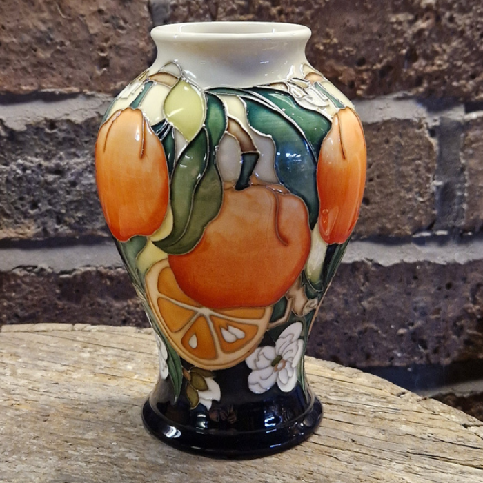 Moorcroft Orange Grove Vase 65/6-Goviers