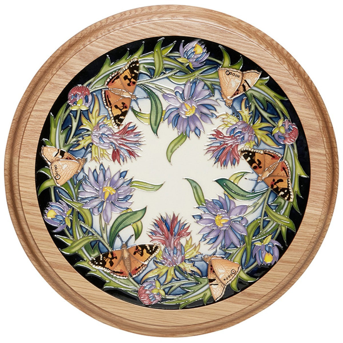 Moorcroft Painted Ladies Plaque-Goviers