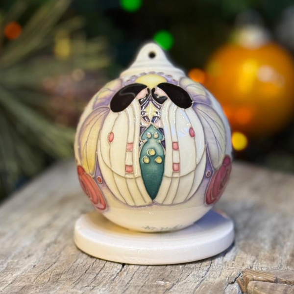 Moorcroft Pair of Angels Bauble NEW-Goviers