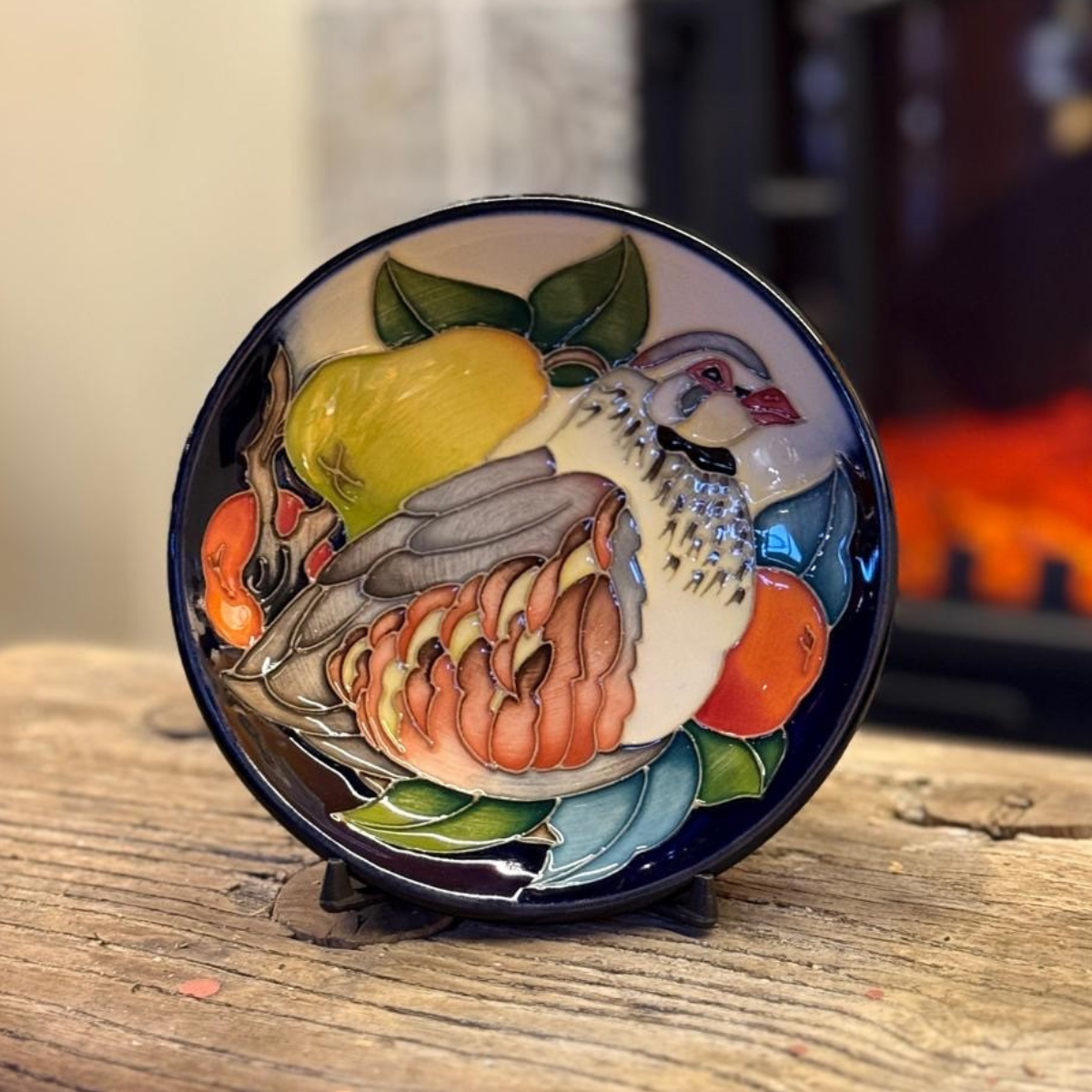 Moorcroft Partridge Orchard Tray-Goviers