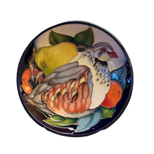 Moorcroft Partridge Orchard Tray NEW-Goviers