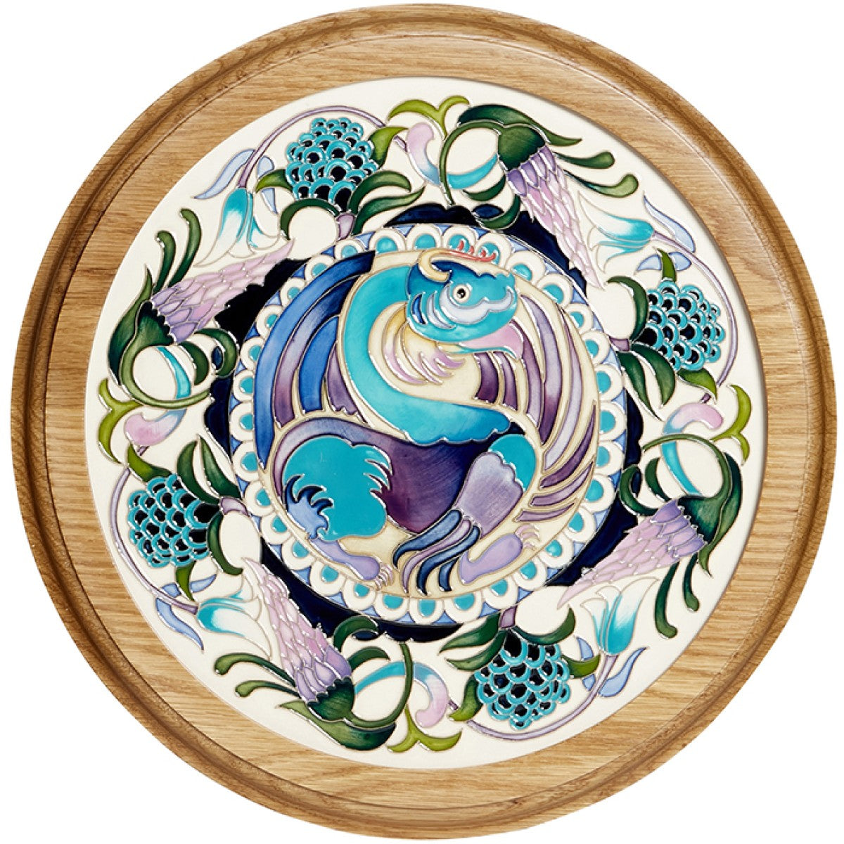 Moorcroft Persian Griffin Plaque-Goviers