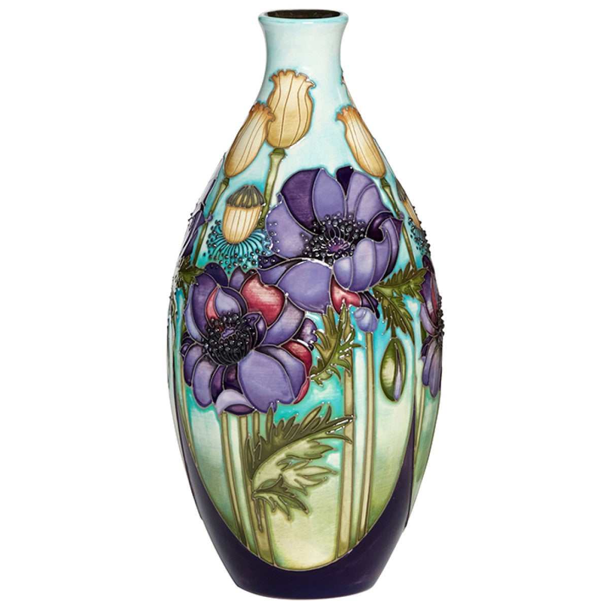 Moorcroft Plum Poppy Vase-Goviers