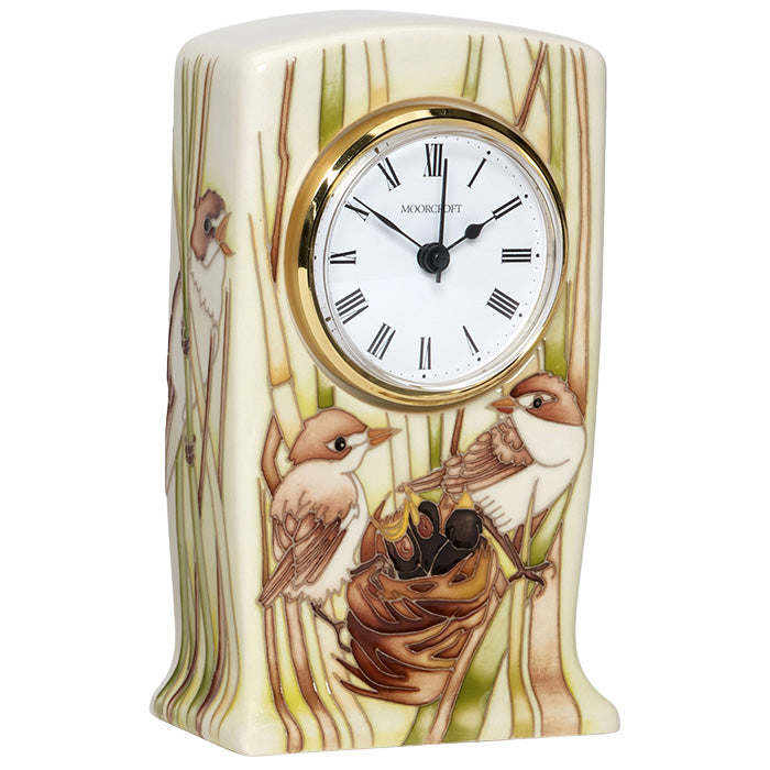 Moorcroft Reed Warblers Clock-Goviers