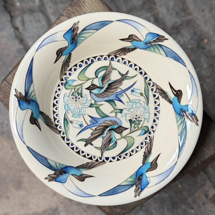 Moorcroft Returning Swallows Tray-Goviers