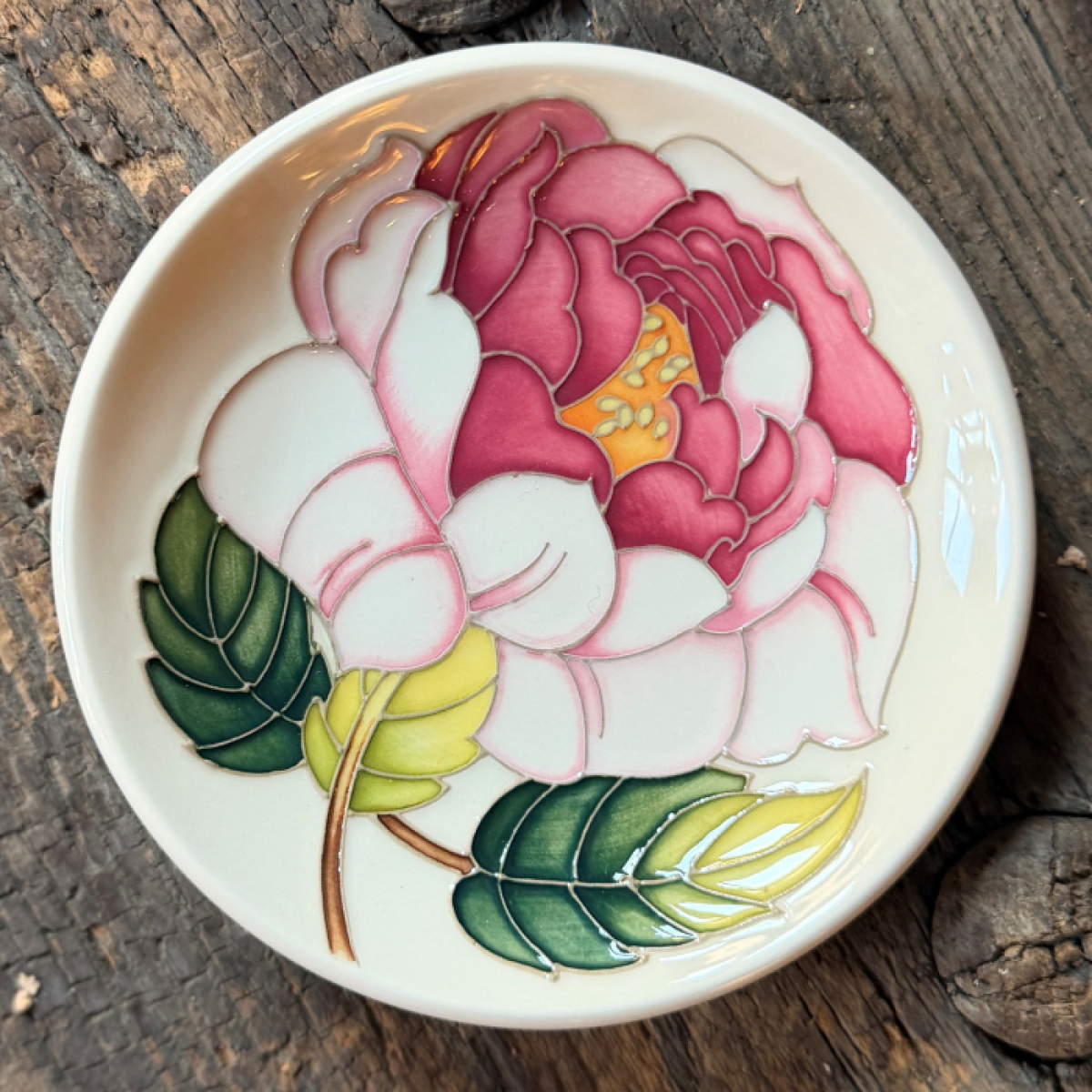 Moorcroft Rose of Liberty (Pink) Tray-Goviers