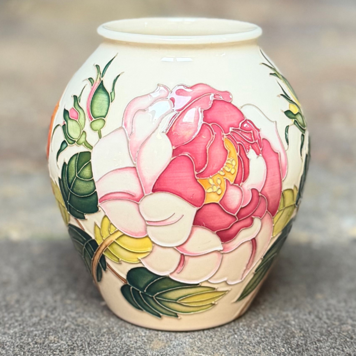 Moorcroft Rose of Liberty Vase-Goviers