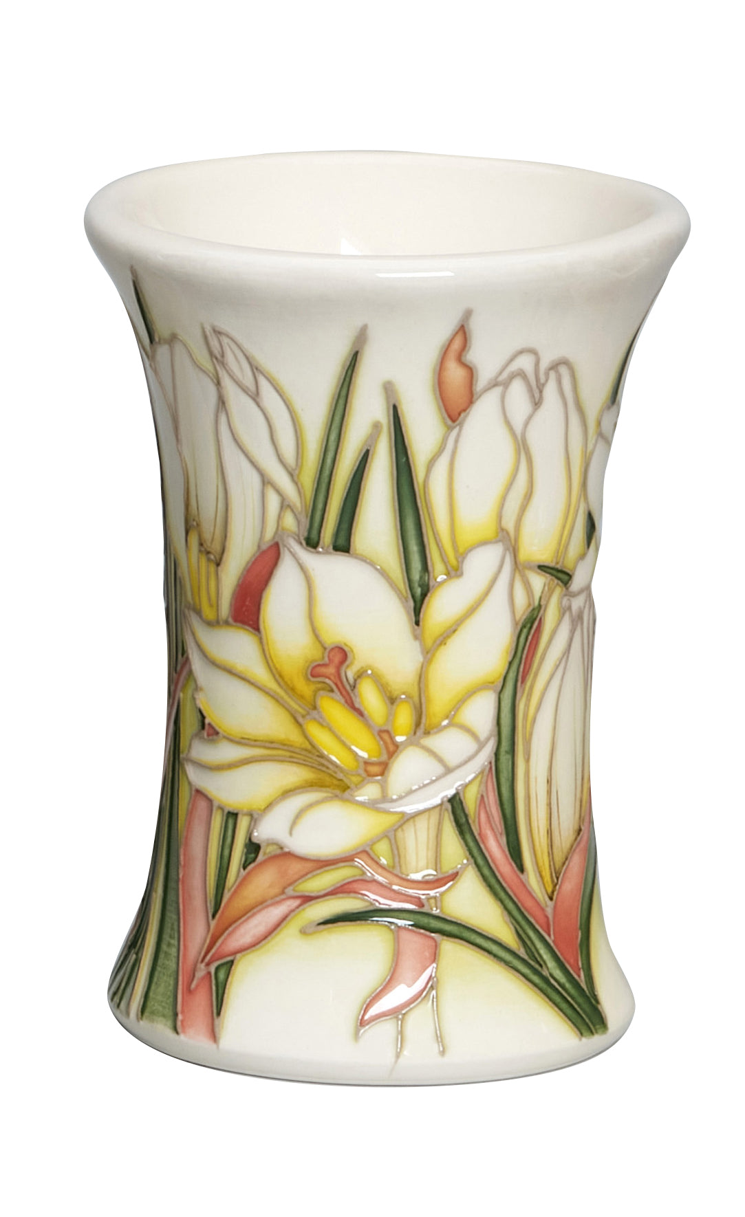Moorcroft Snow Bunting Vase-Goviers