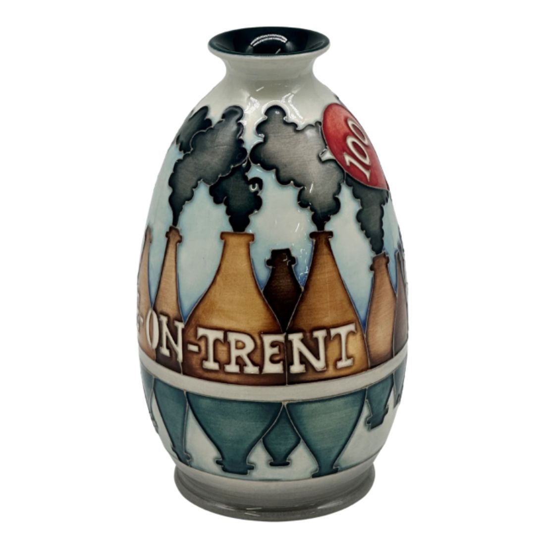 Moorcroft Stoke On Trent 100 Vase 119/7-Goviers