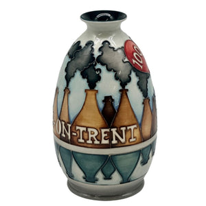 Moorcroft Stoke On Trent 100 Vase119/7 NEW