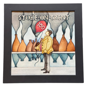 Moorcroft Stoke on Trent 100 Plaque NEW