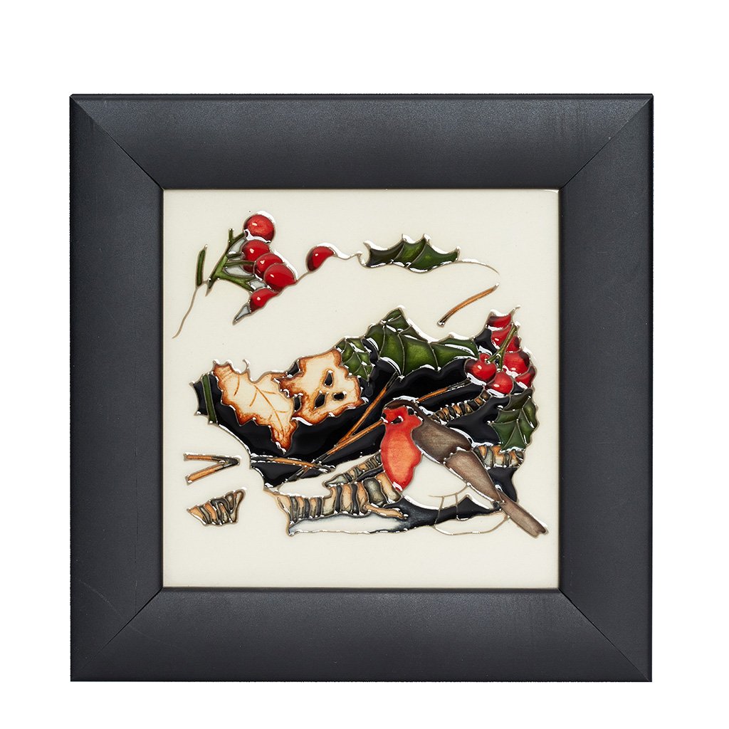 Moorcroft The Hidden Robin Plaque-Goviers