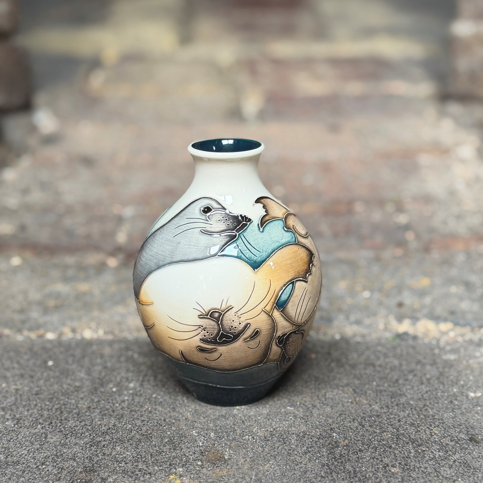 Moorcroft The King's Path - Cumbrian Sands Vase-Goviers