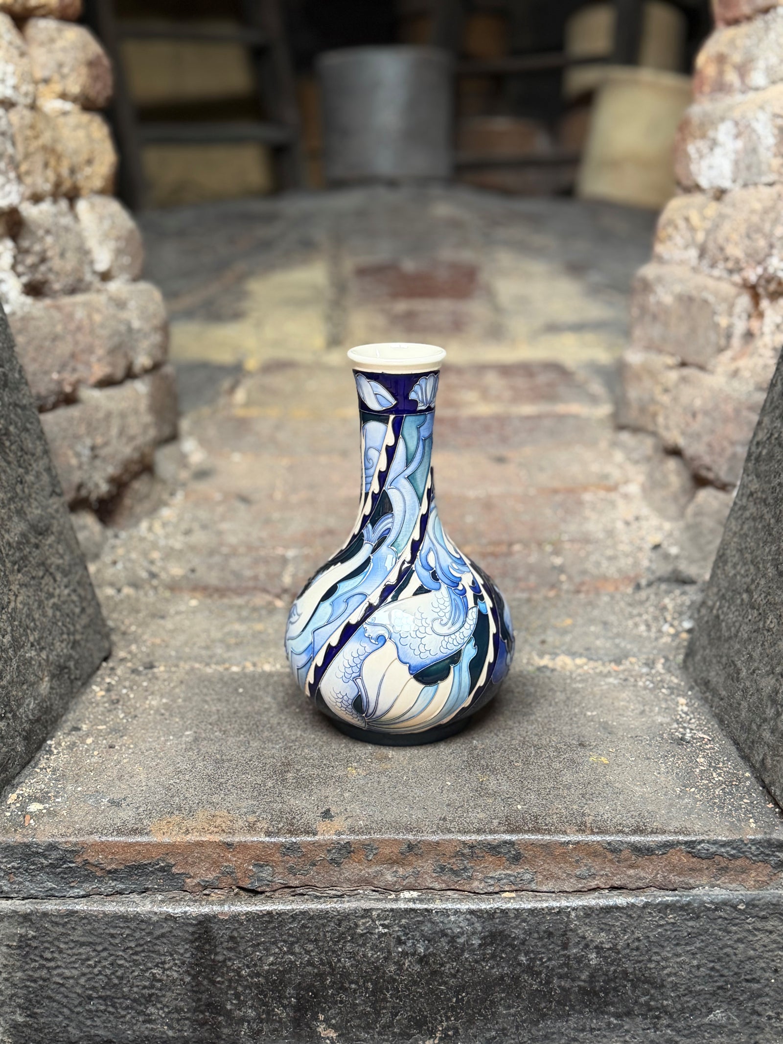 Moorcroft The King's Path - Salt Water Lore Vase-Goviers
