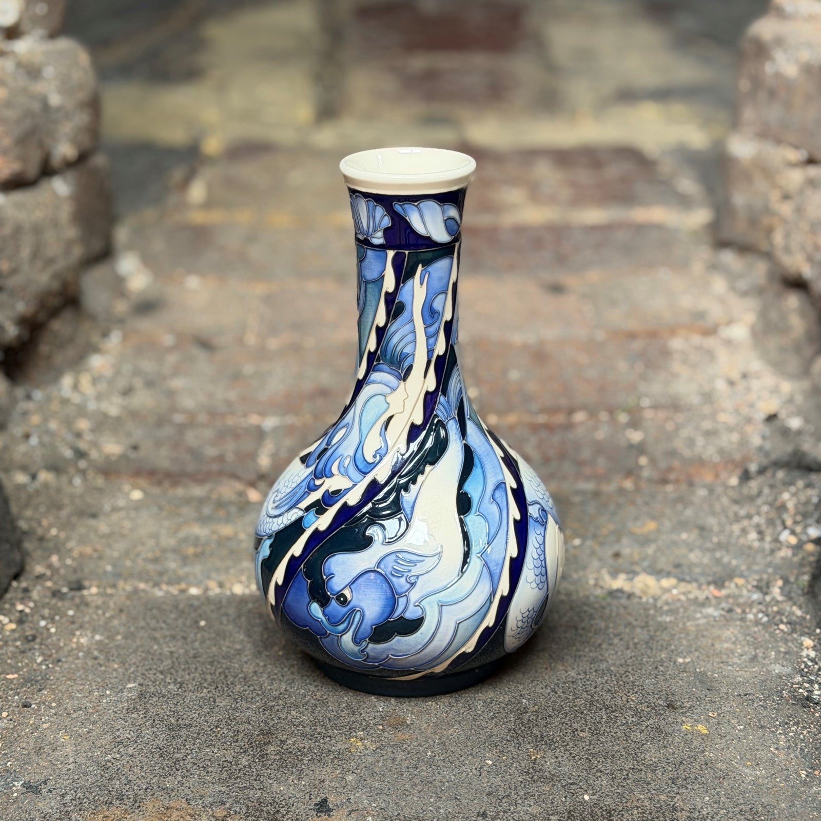 Moorcroft The King's Path - Salt Water Lore Vase-Goviers