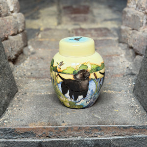Moorcroft The Loyal Companions Labrador Ginger Jar-Goviers