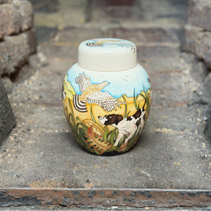 Moorcroft The Loyal Companions Pointer Ginger Jar-Goviers