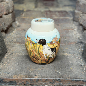 Moorcroft The Loyal Companions Pointer Ginger Jar-Goviers