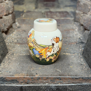 Moorcroft The Loyal Companions Spaniel Ginger Jar-Goviers
