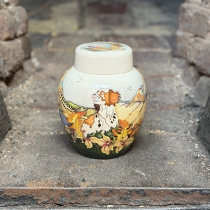 Moorcroft The Loyal Companions Spaniel Ginger Jar-Goviers