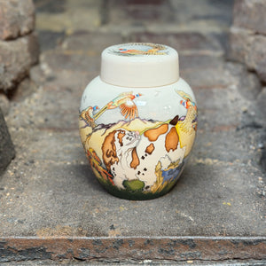 Moorcroft The Loyal Companions Spaniel Ginger Jar-Goviers