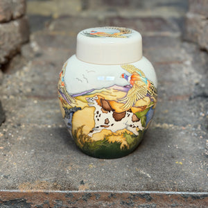 Moorcroft The Loyal Companions Spaniel Ginger Jar-Goviers