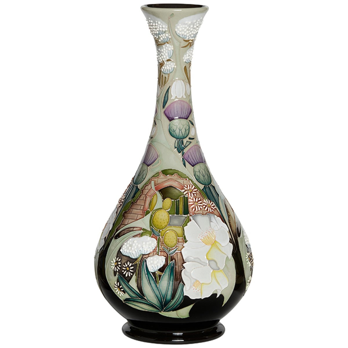Moorcroft The Pale Garden Vase-Goviers