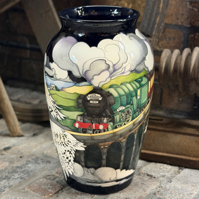 Moorcroft The Ribblehead Express Vase-Goviers