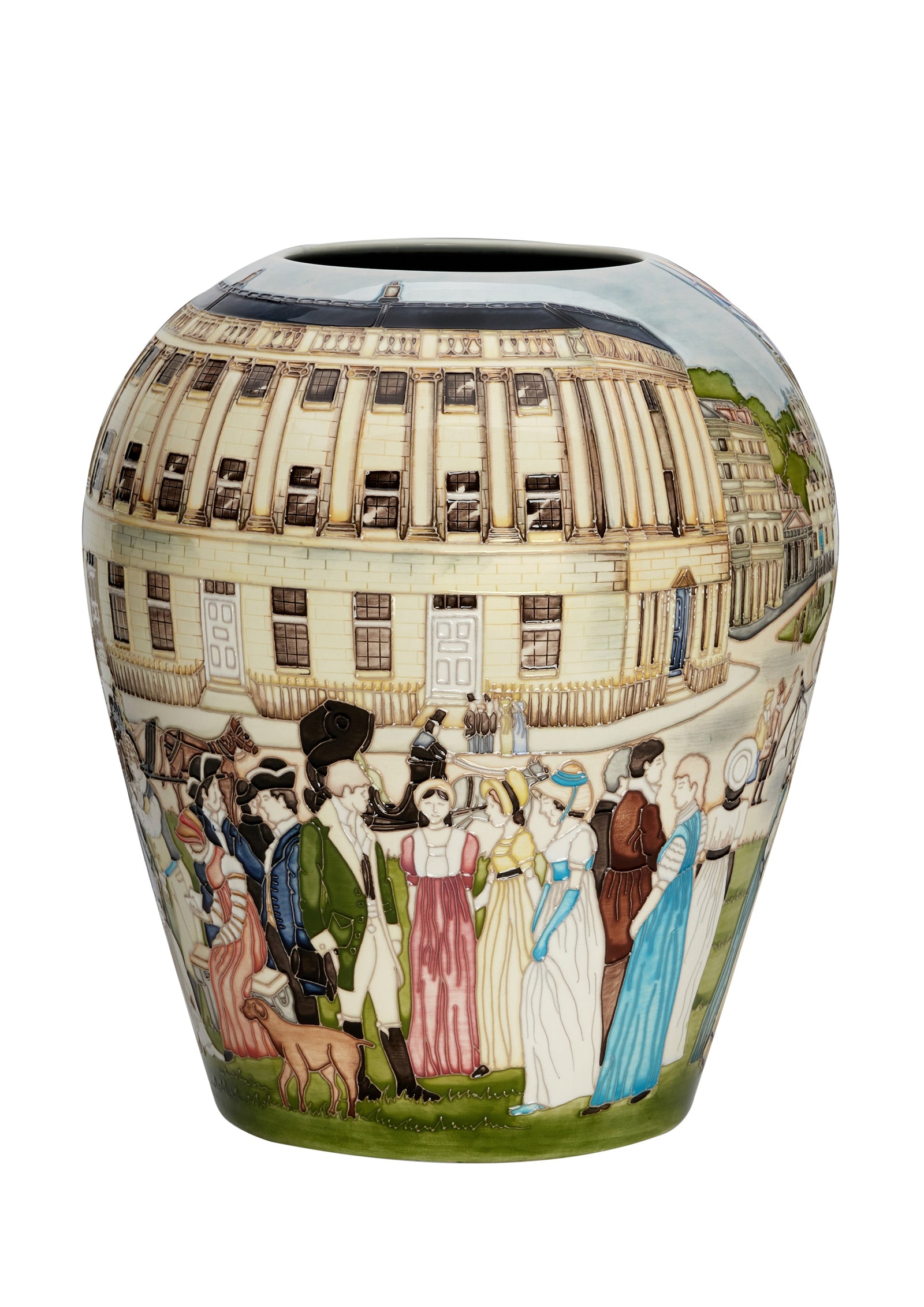 Moorcroft The Royal Crescent Vase-Goviers