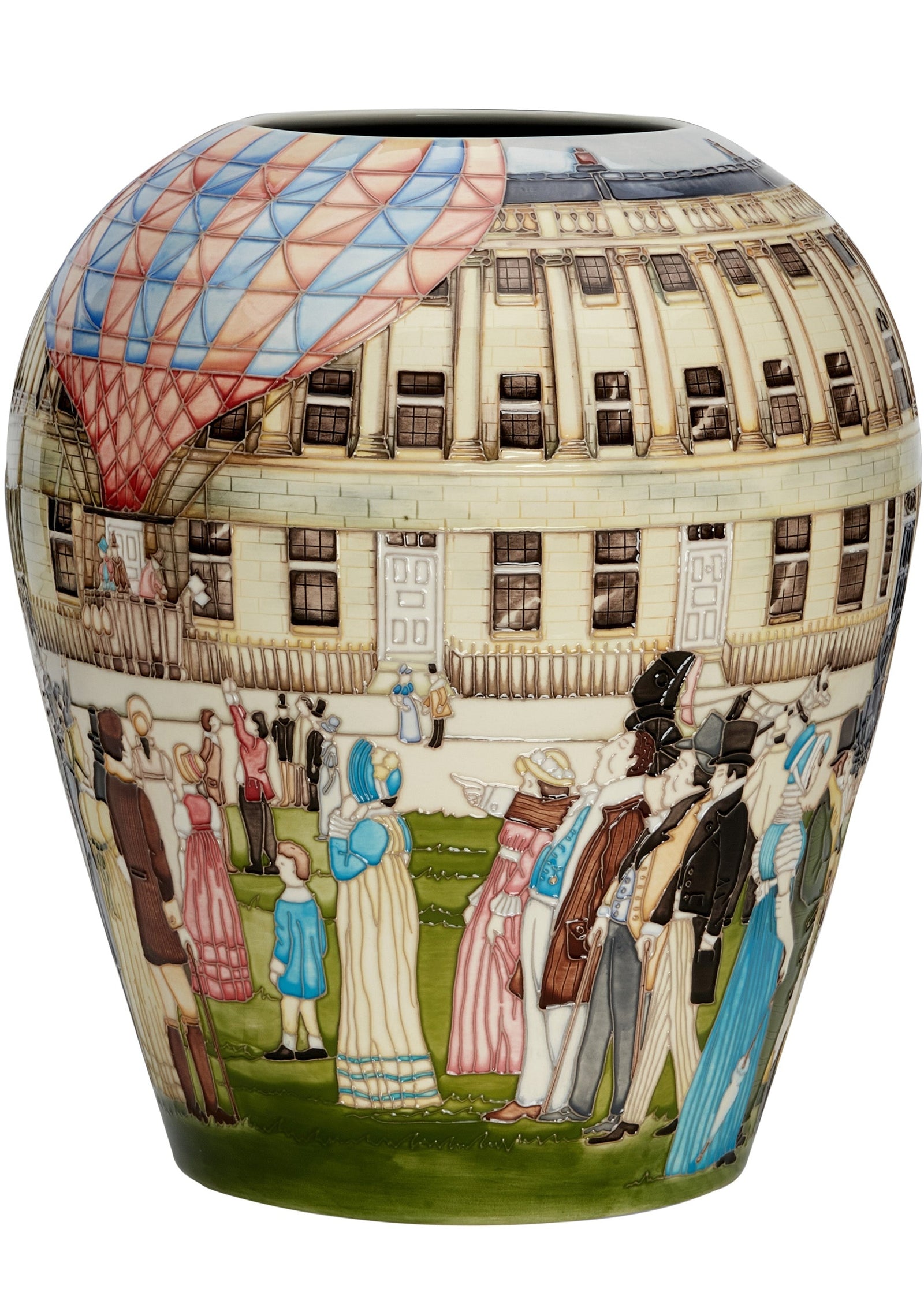 Moorcroft The Royal Crescent Vase-Goviers
