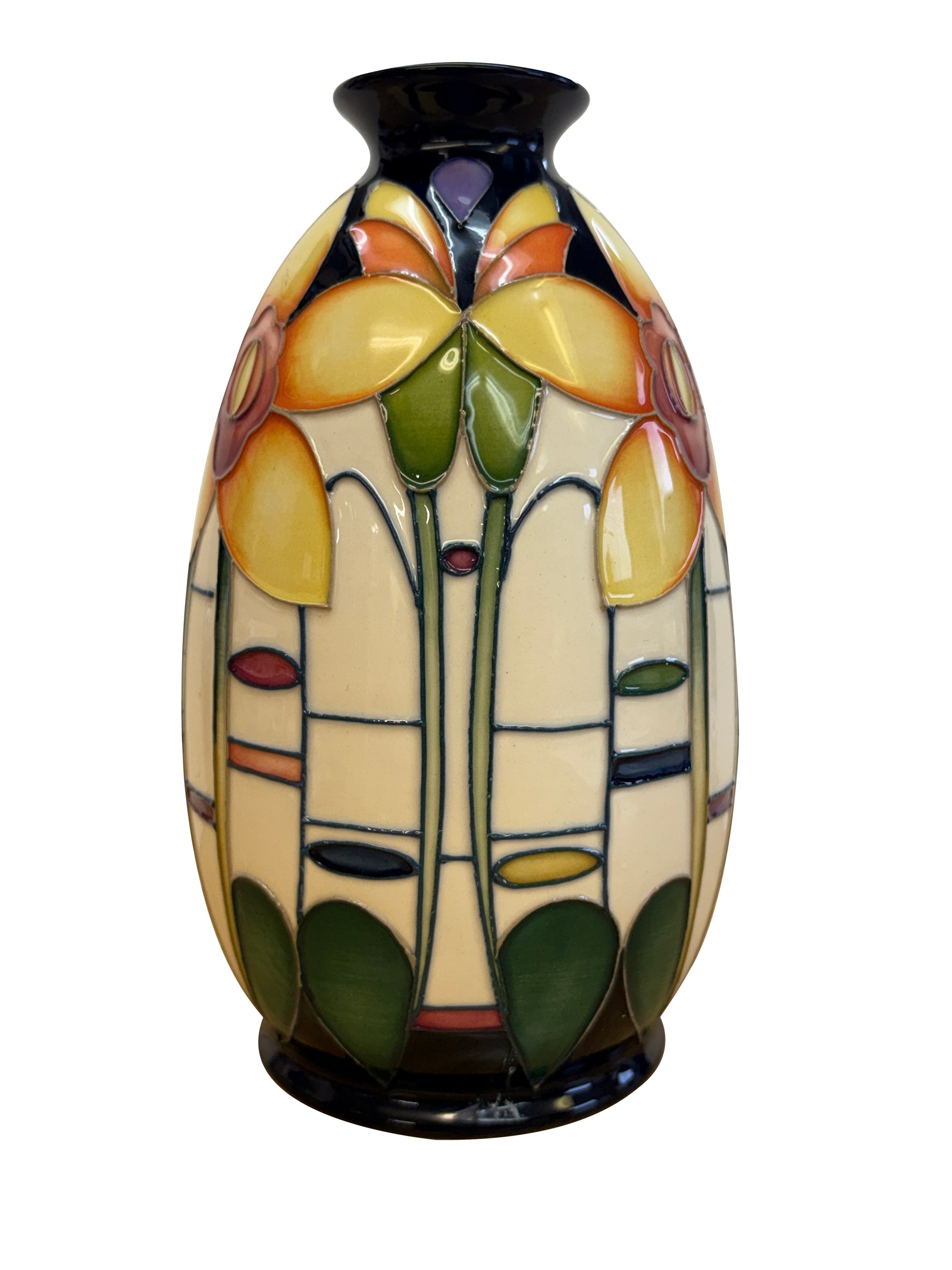 Moorcroft Timeless Daffodil Vase-Goviers