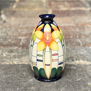 Moorcroft Timeless Daffodil Vase-Goviers
